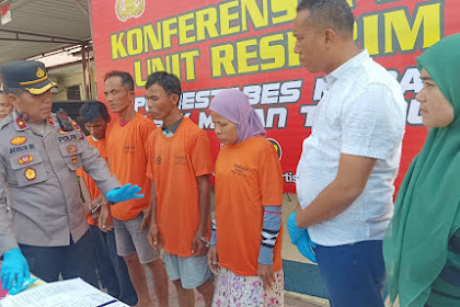 Akhirnya, Polsek Medan Tembung Ringkus 4 Pelaku Pembunuhan Wanita yang Ditemukan Ditumpukkan Sampah